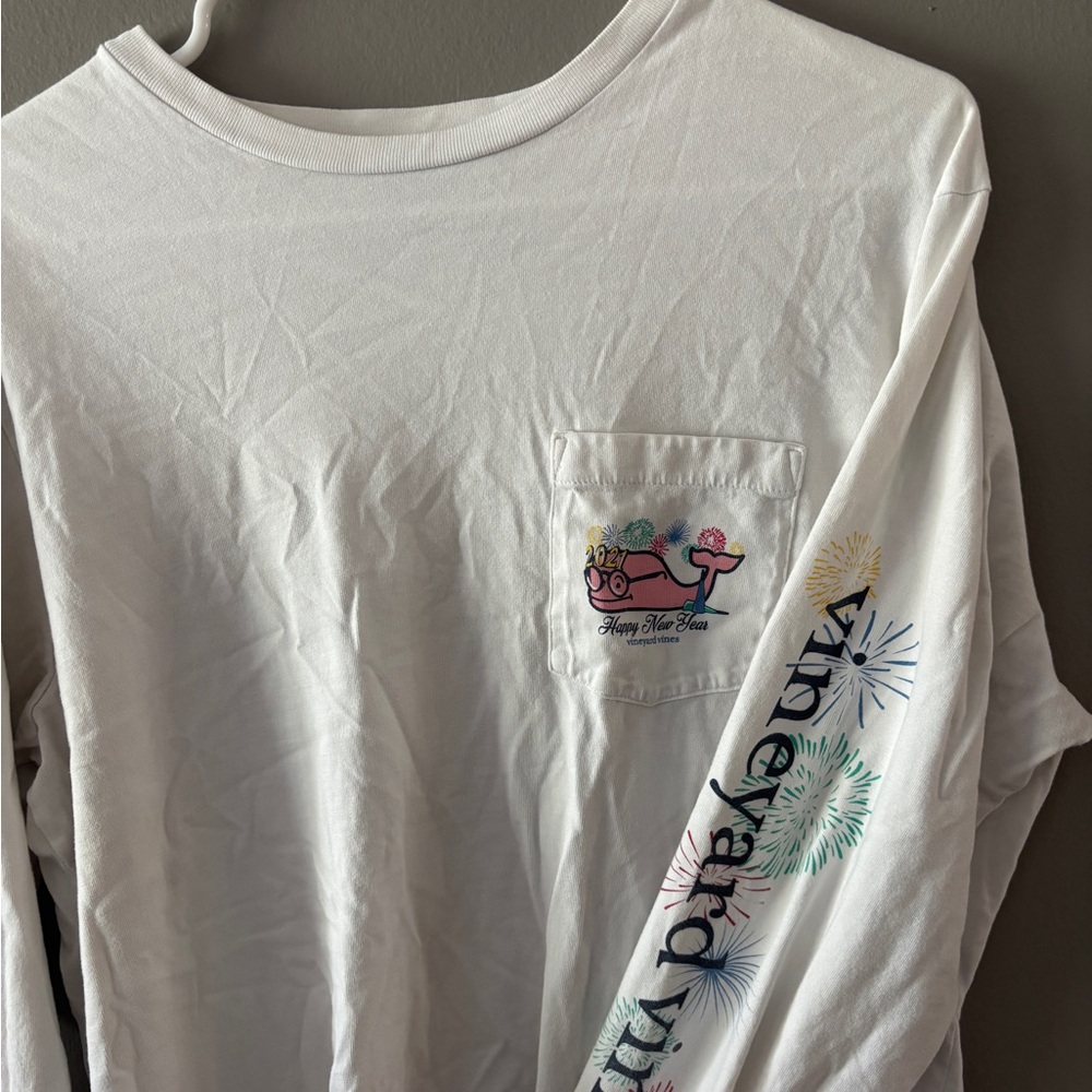Vineyard Vines White Long Sleeve Shirt